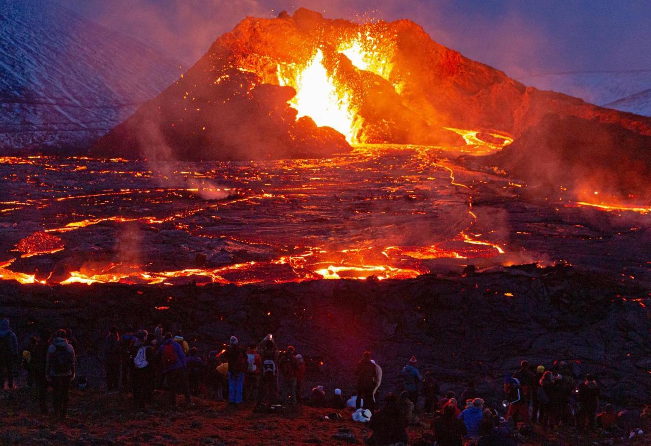 Ferienwohnung The Lava Bowl Grindavík Exterior foto